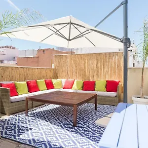 Ma2b-bright With Rooftops With Palms Near Old Town Apartamento Málaga